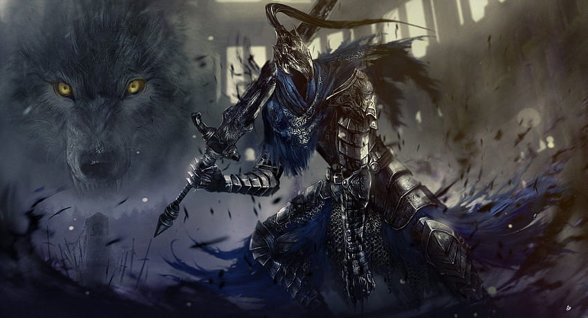 Dark blue : Dark Souls Artorias, dark souls 1 HD wallpaper