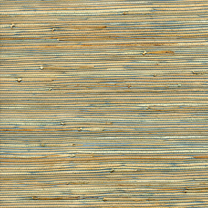 Belanja allen + roth Blue and Straw Grasscloth Unpasted Textured wallpaper ponsel HD