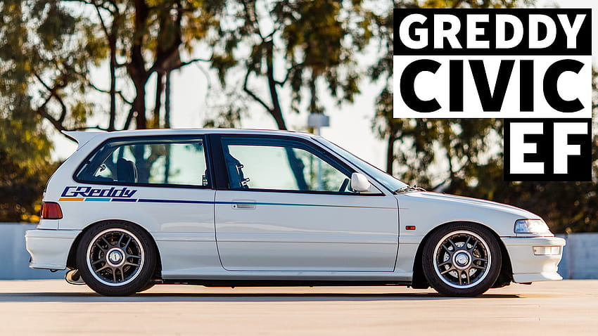 Is this the Cleanest EF Civic Ever? Greddy Kenji's Turbo Honda Dream B HD wallpaper