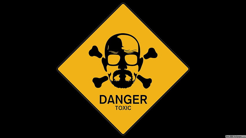 Danger toxic skull HD wallpaper