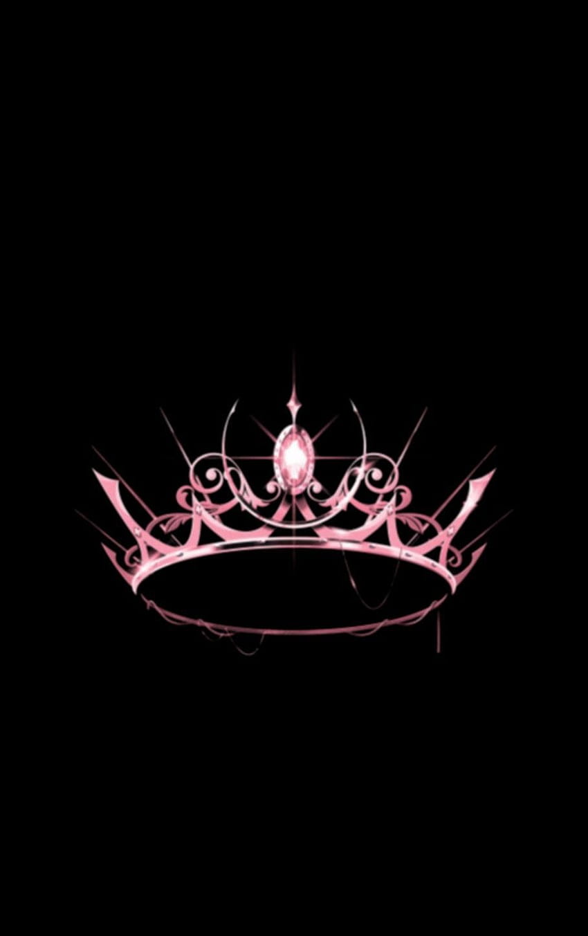 Blackpink Crown, logotipo de la corona fondo de pantalla del teléfono