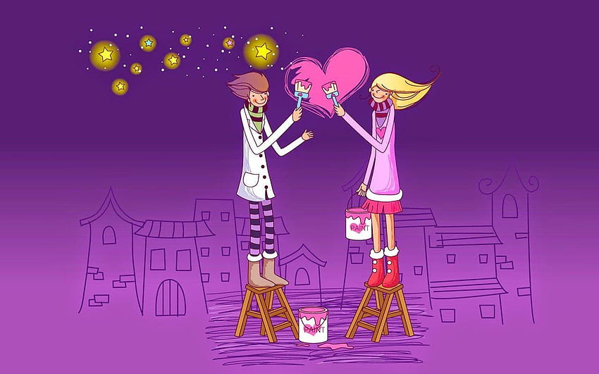 Olivia Fortune on 'Love Is' Cartoons, best cartoon romantic love HD  wallpaper | Pxfuel