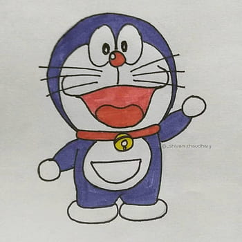 Doremon | Cute easy drawings, Doraemon wallpapers, Mini canvas art