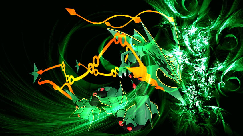 Shiny Mega Rayquaza - Novocom.top HD phone wallpaper