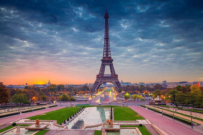 Eiffel Tower Paris Beautiful View, World HD wallpaper