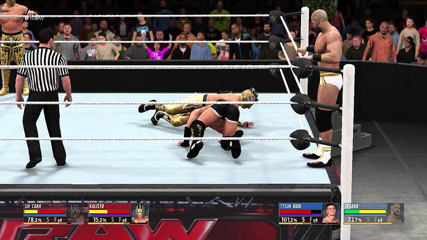 WWE 16: The Lucha Dragons vs. Cesaro and Tyson Kidd HD wallpaper