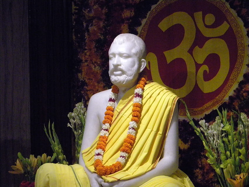 Rufen Sie Gott mit Glauben und Hingabe an, Sri Ramakrishna HD-Hintergrundbild