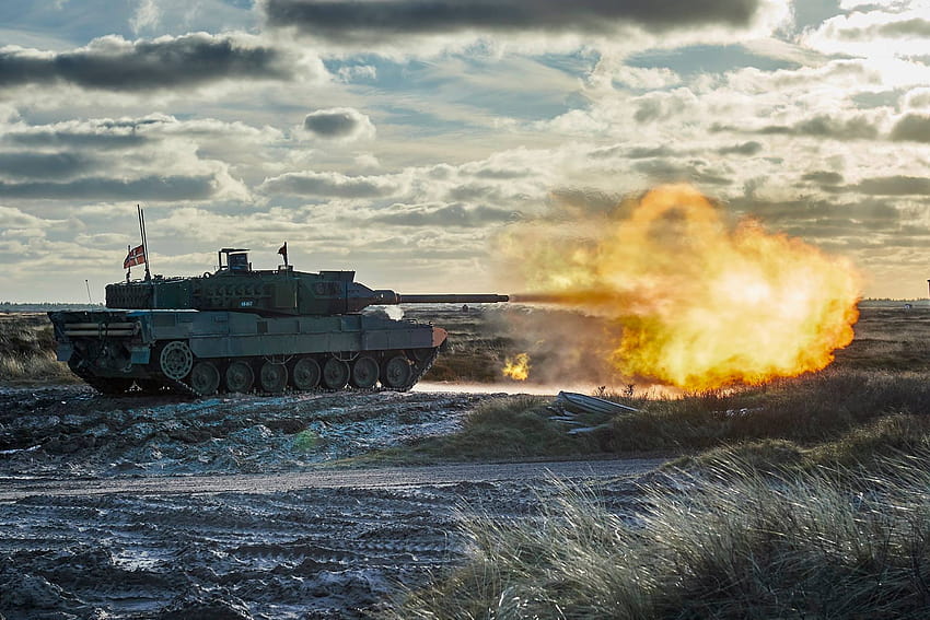 : Dania, Duński czołg, Leopard 2, Leopard 2A5, Duńskie wojsko, Leopard tank 2048x1366 Tapeta HD