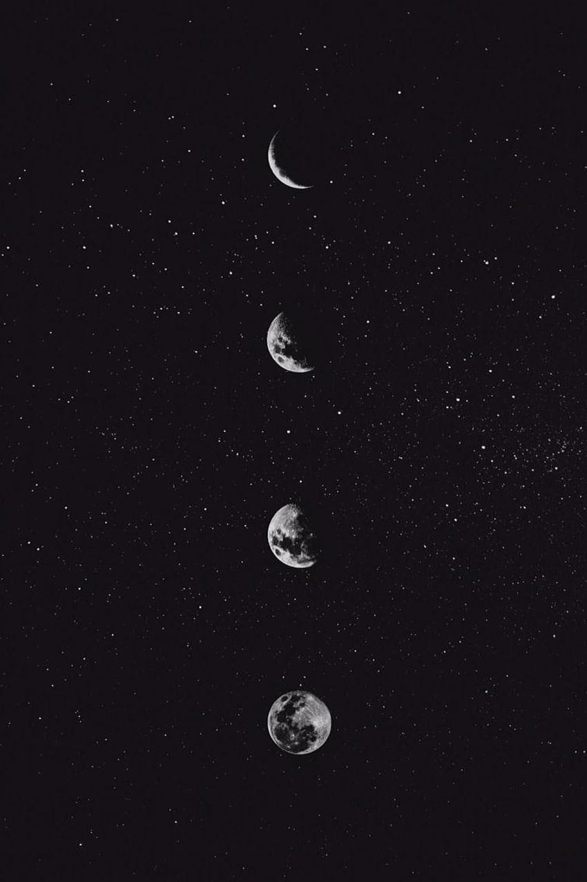 Aesthetic Moon, stars real thing HD phone wallpaper