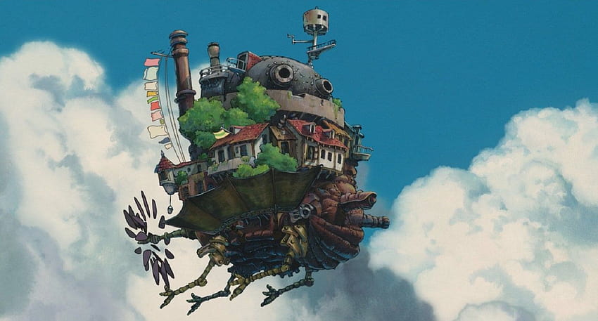 Studio Ghibli Howls Moving Castle HD wallpaper