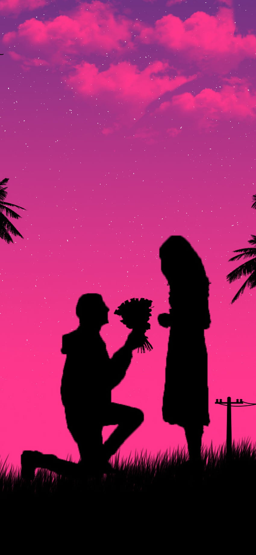 1125x2436 Boy Kneeling Down Giving Flowers To Girl Iphone XS,Iphone 10, Iphone X , Backgrounds, and HD phone wallpaper
