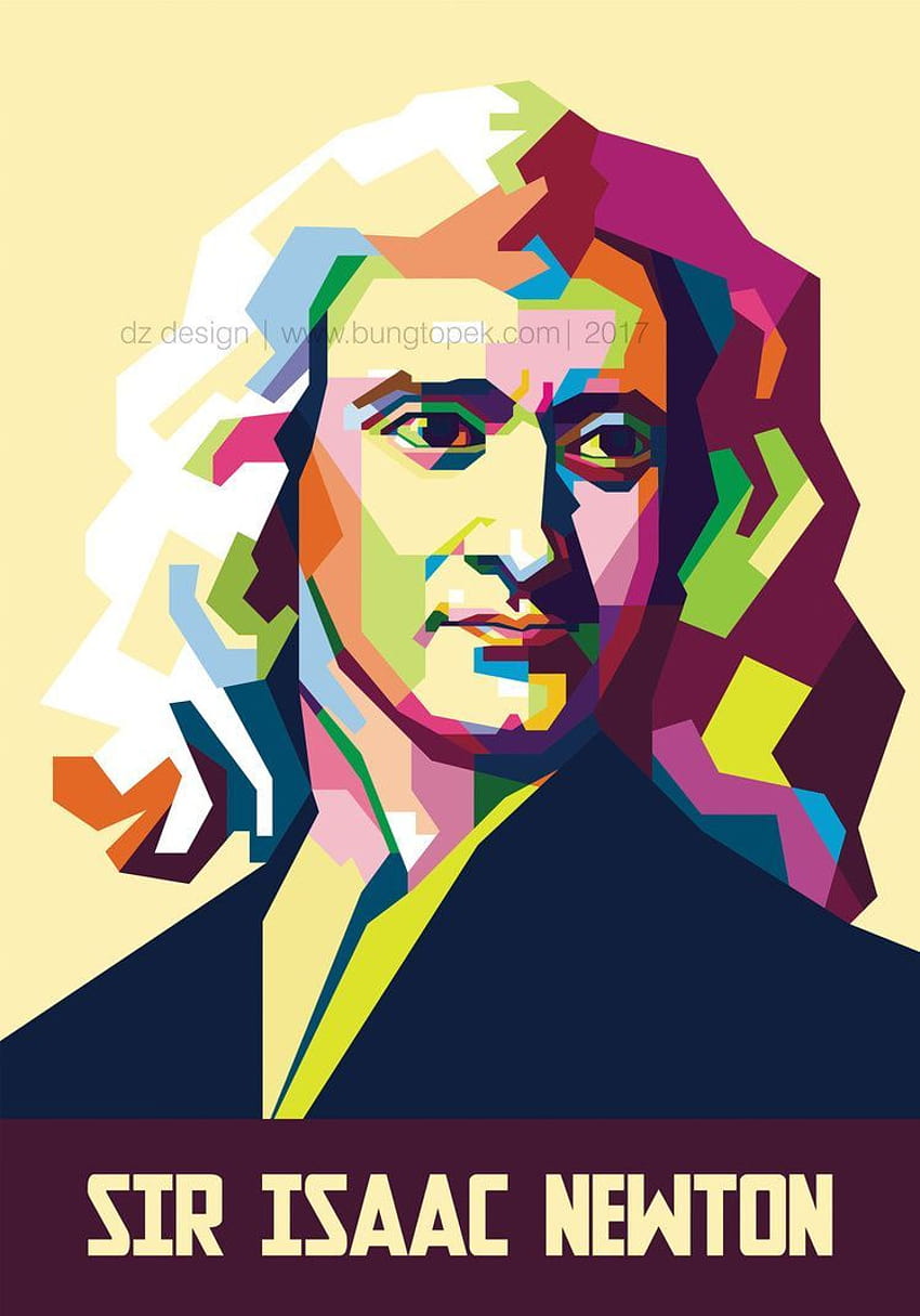 Sir Isaac Newton autorstwa duniaonme Tapeta na telefon HD