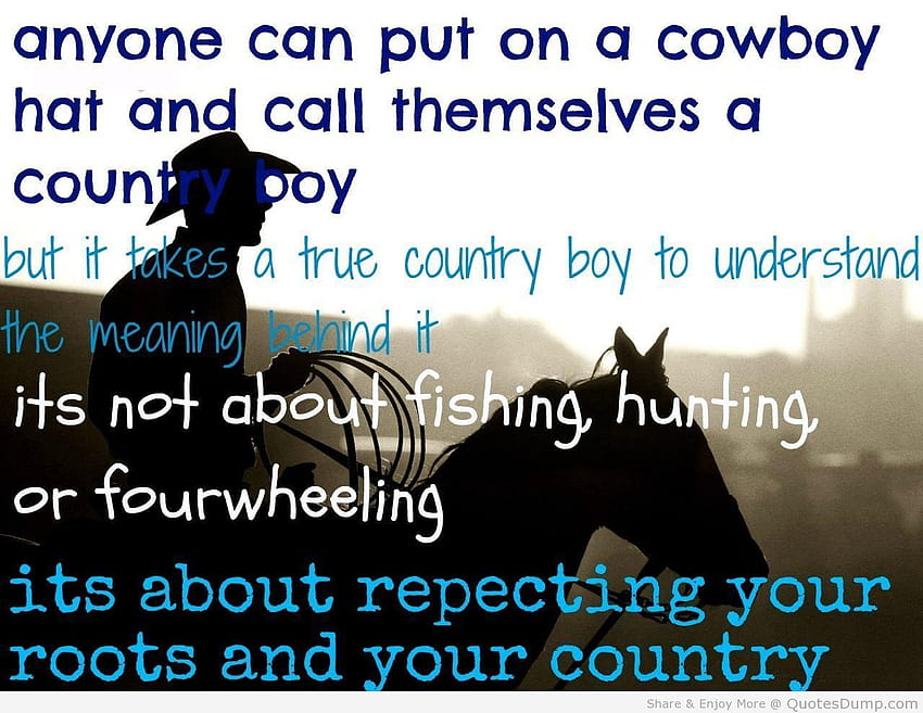 i want a country boy quotes