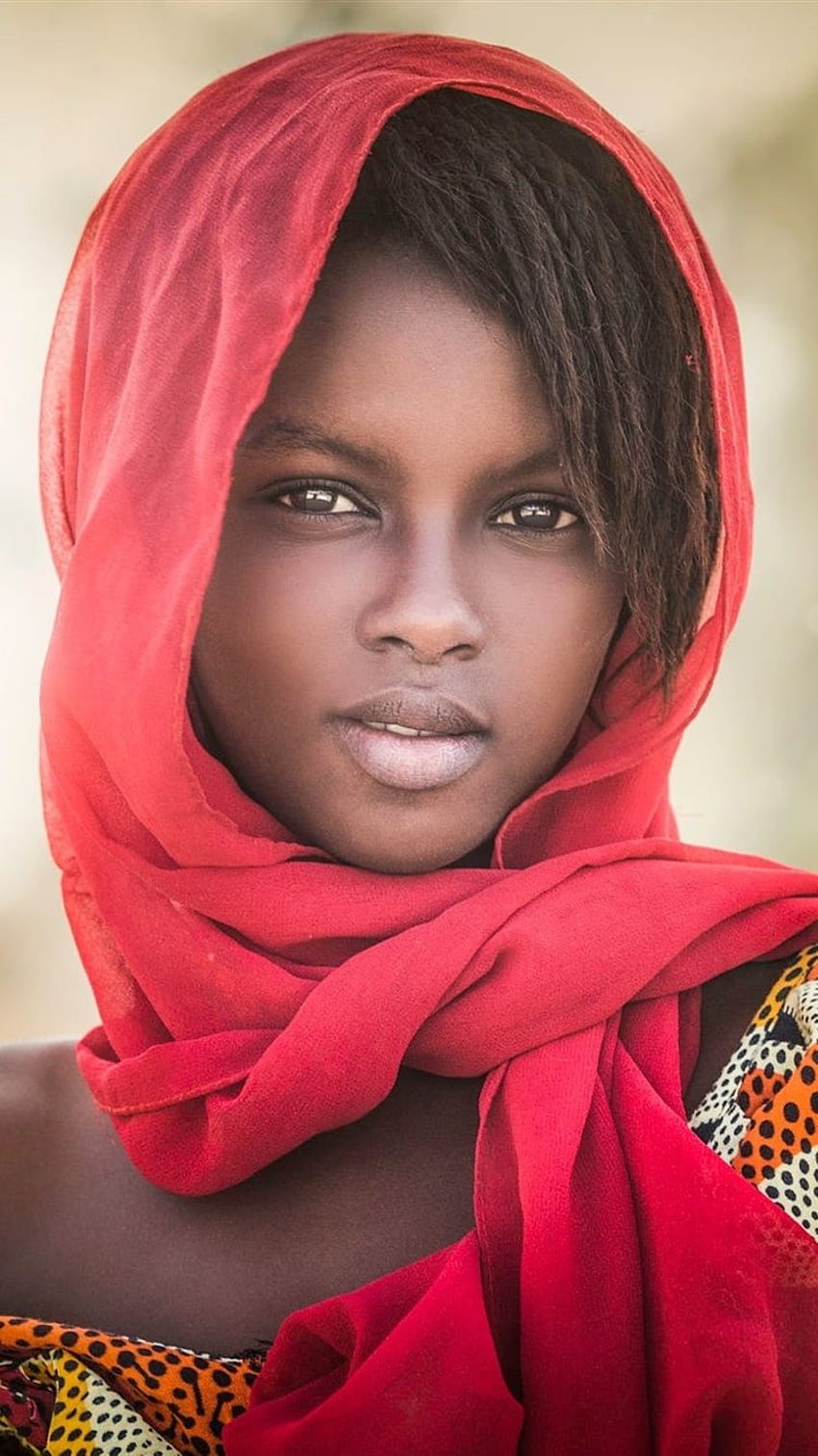 African Girl Portrait HD phone wallpaper
