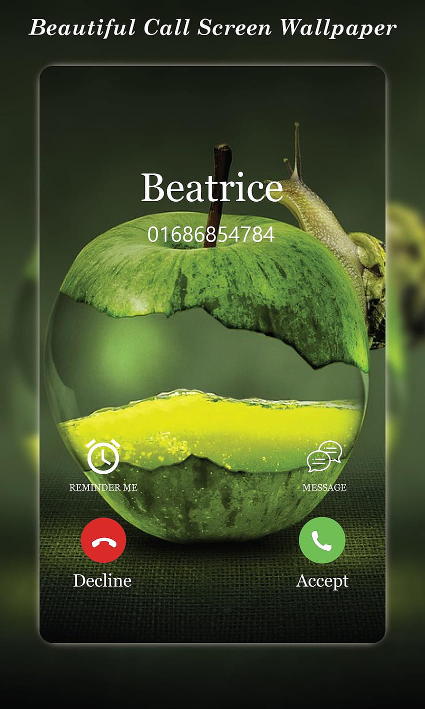 Call Screen caller Theme for Android HD phone wallpaper