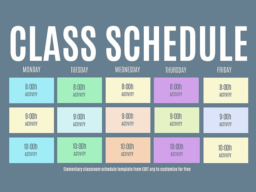 Online Editable Templates For School Schedules Timetable Layout HD   Desktop   Online Editable Templates For School Schedules Timetable Layout 