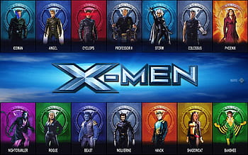 x men movie characters names