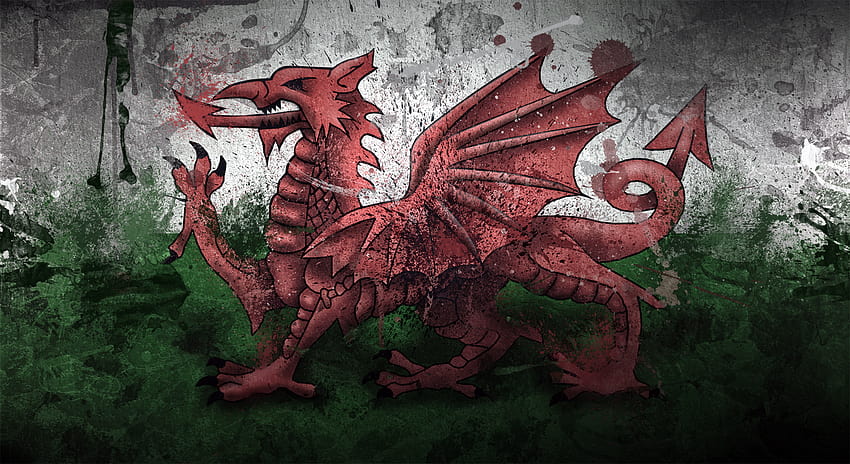 4 Welsh Flag, welsh dragon HD wallpaper