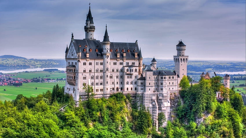 Niemiecki zamek, zamek neuschwanstein niemcy Tapeta HD