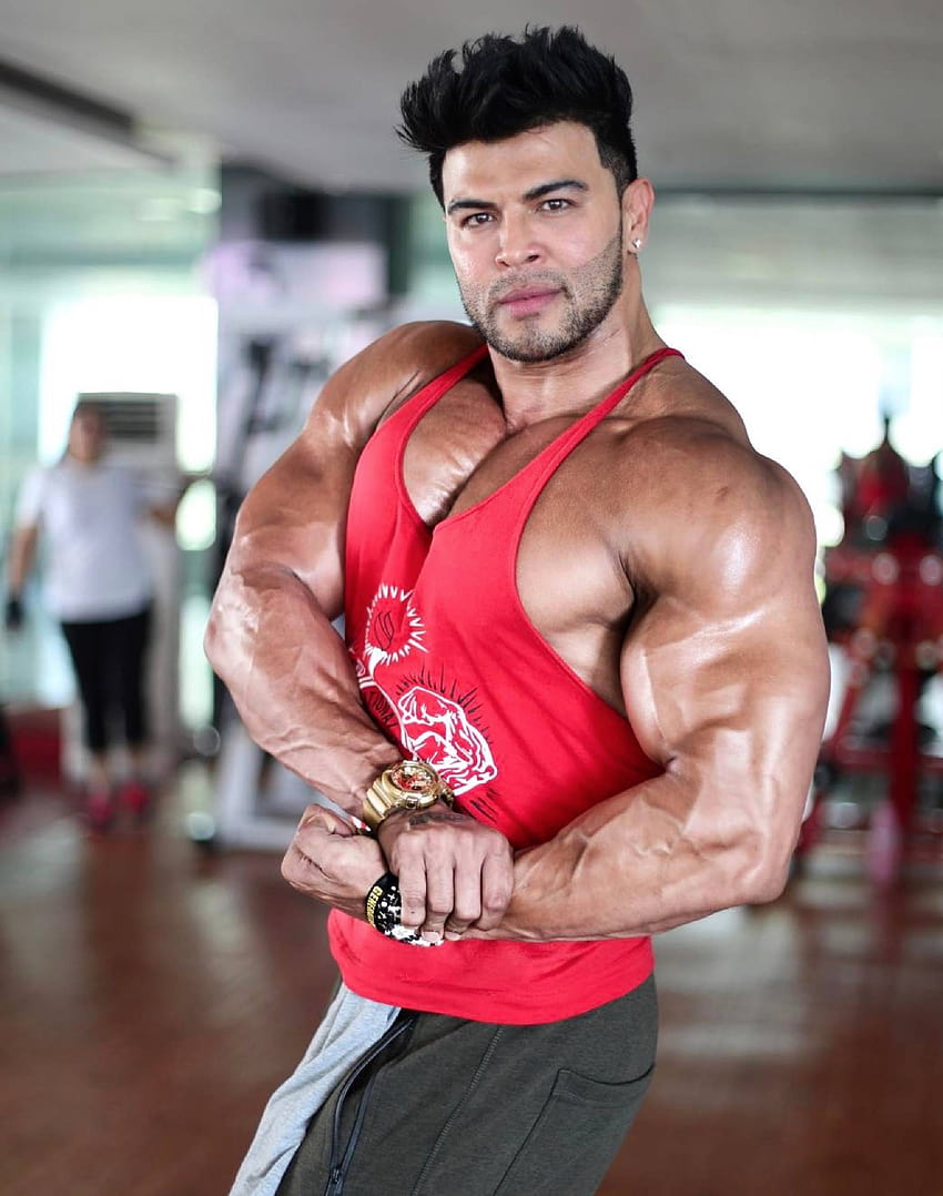 Indian Body Builder, bodybuilder indiano Sfondo del telefono HD