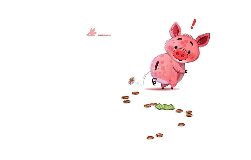 geld, loch, währung, rosa ...goodfon, sparschwein HD-Hintergrundbild