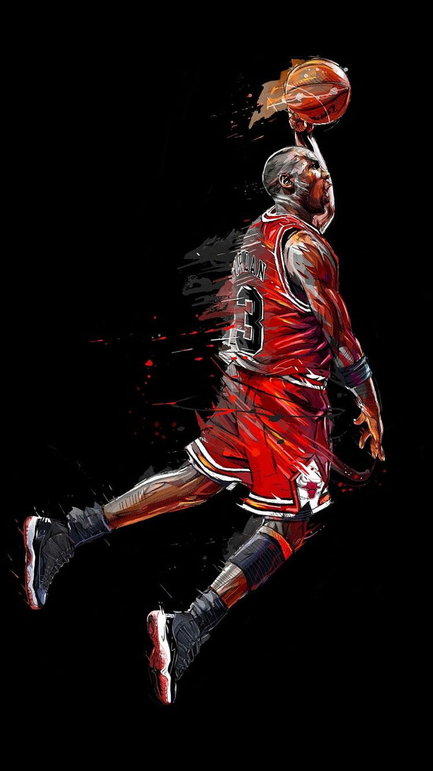 Michael Jordan iPhone X HD-Handy-Hintergrundbild