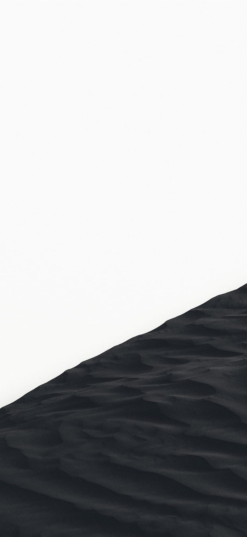 grayscale of sand dunes iPhone X, white desert dune HD phone wallpaper