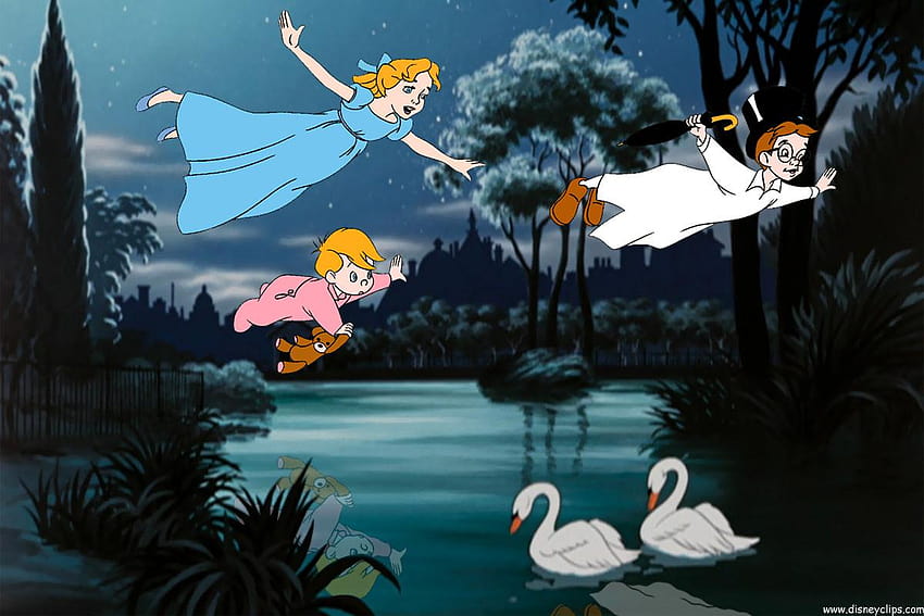 Peter Pan And Tinker Bell Peter Pan And Wendy Hd Wallpaper Pxfuel