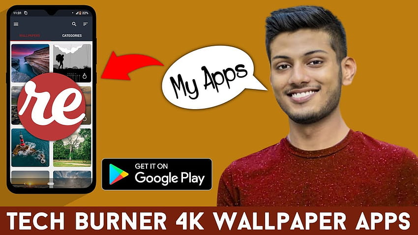 Tech Burner Apps HD тапет