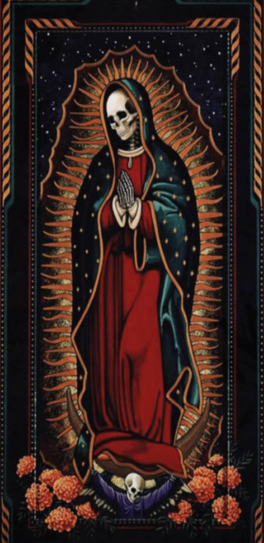 Santa Muerte by Kaosmoker HD phone wallpaper  Pxfuel