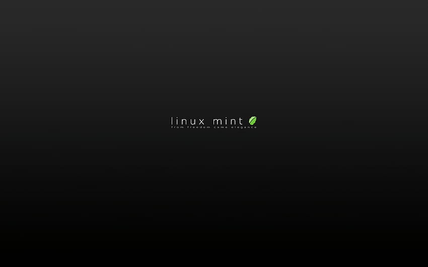 Linux scuro, Linux mint Sfondo HD
