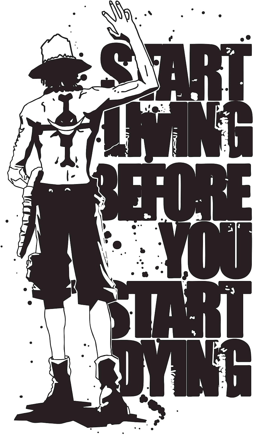 One Piece Quotes by froztlegend HD phone wallpaper