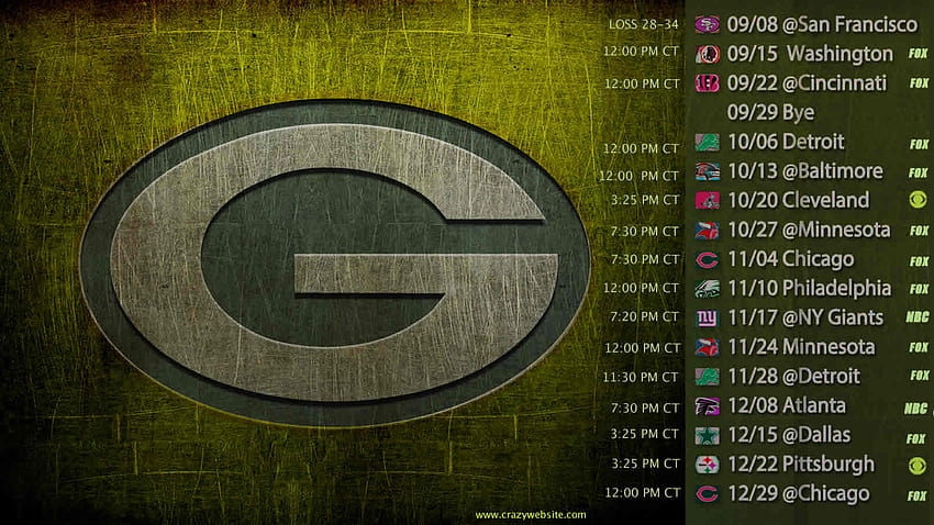 Green Bay Packers 2021 schedule: Get your downloadable wallpaper from  Packers Wire