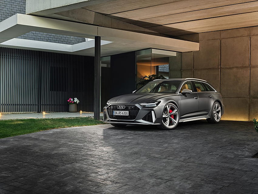 アウディ・エステート・カー 2019 RS 6 Avant Worldwide、車 2019 高画質の壁紙