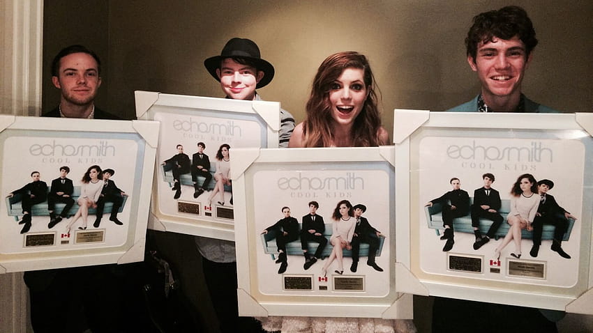 Gold Plaques For Single, echosmith cool kids HD wallpaper