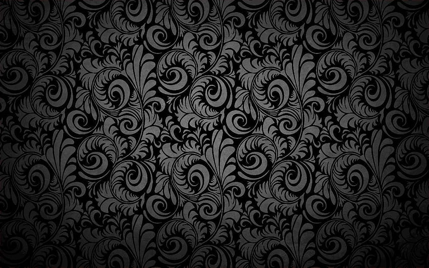 Dark Pattern, dark vintage grey HD wallpaper