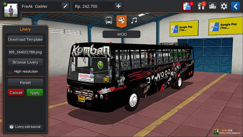 Komban Bus Skin APK 1.3 pour Android Fond d'écran HD