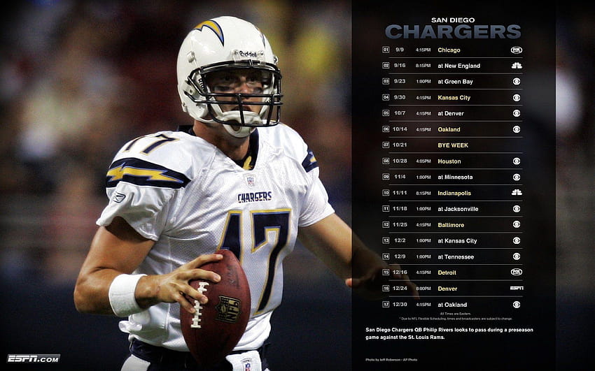 San Diego Chargers 369293, philip rivers HD wallpaper