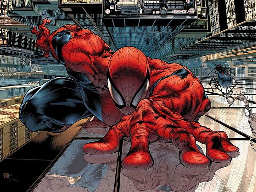 Spiderman Comic Group HD wallpaper
