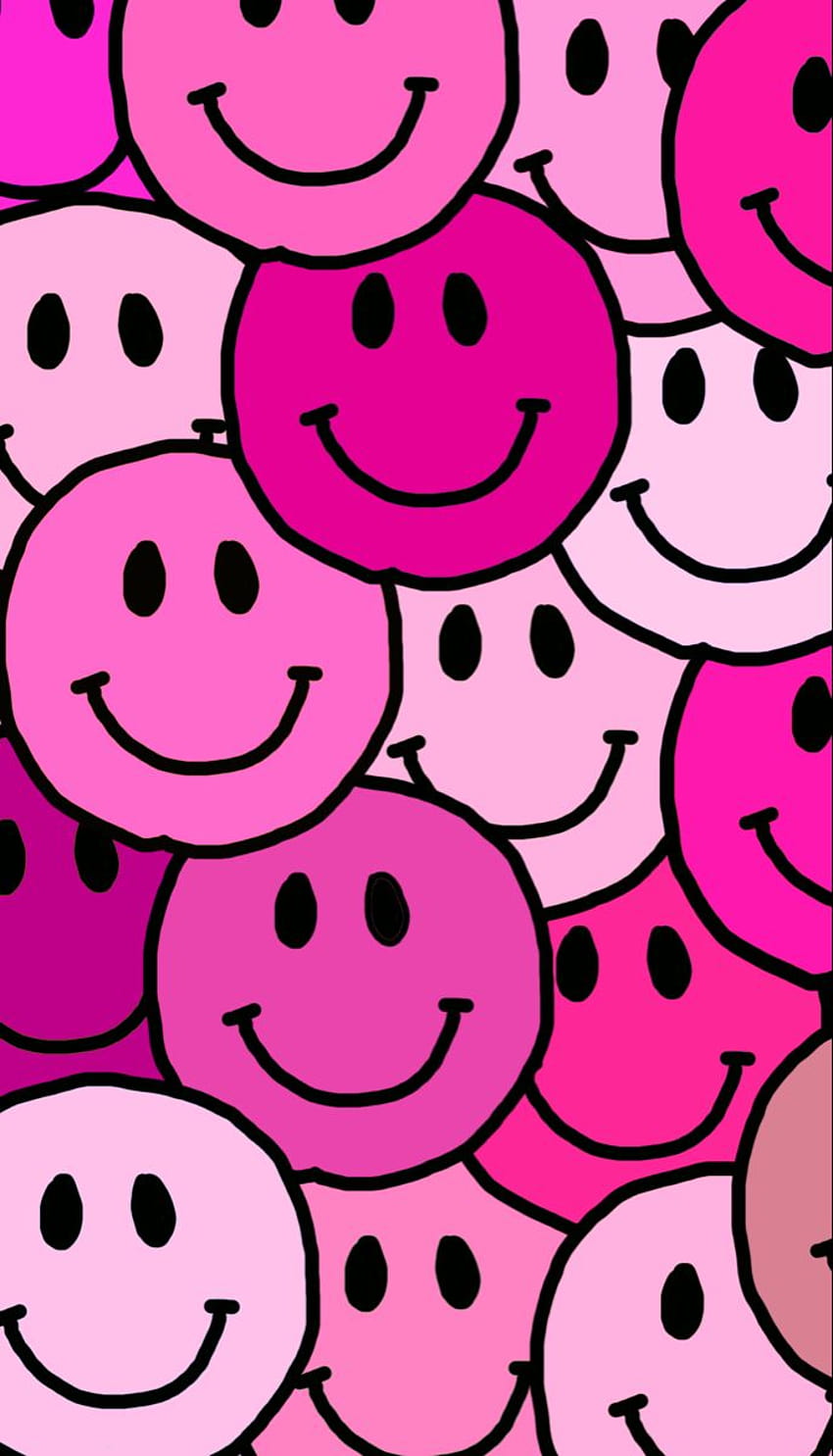 Pink smiley HD wallpapers | Pxfuel