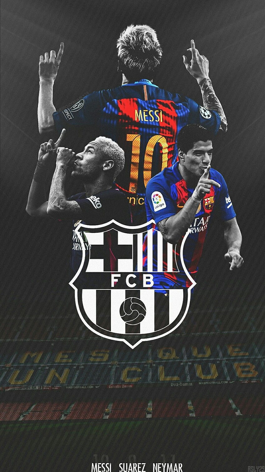 FEDITS  Neymar JR Lionel Messi Mobile Wallpaper FC