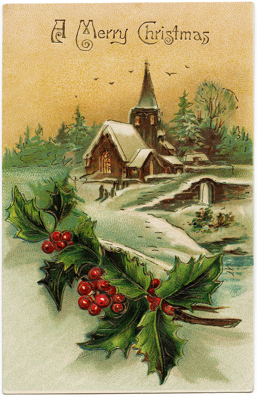 Christmas Church Clipart, Clip Art, christmas church scenes HD phone wallpaper
