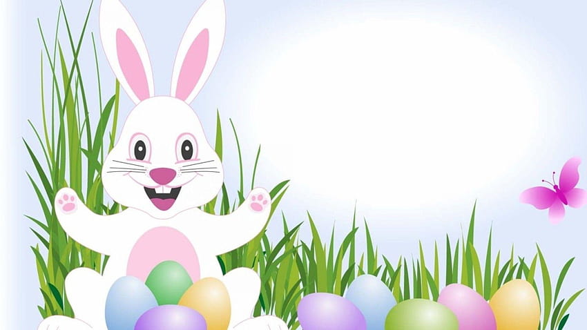 7 Easter Bunny, słodkie króliczki wielkanocne Tapeta HD