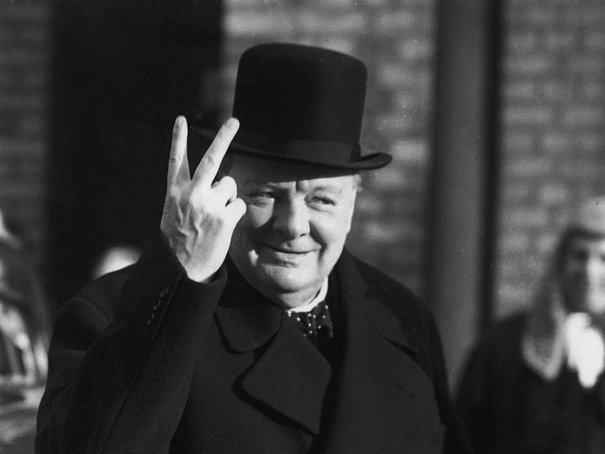 Impresionante Winston Churchill fondo de pantalla
