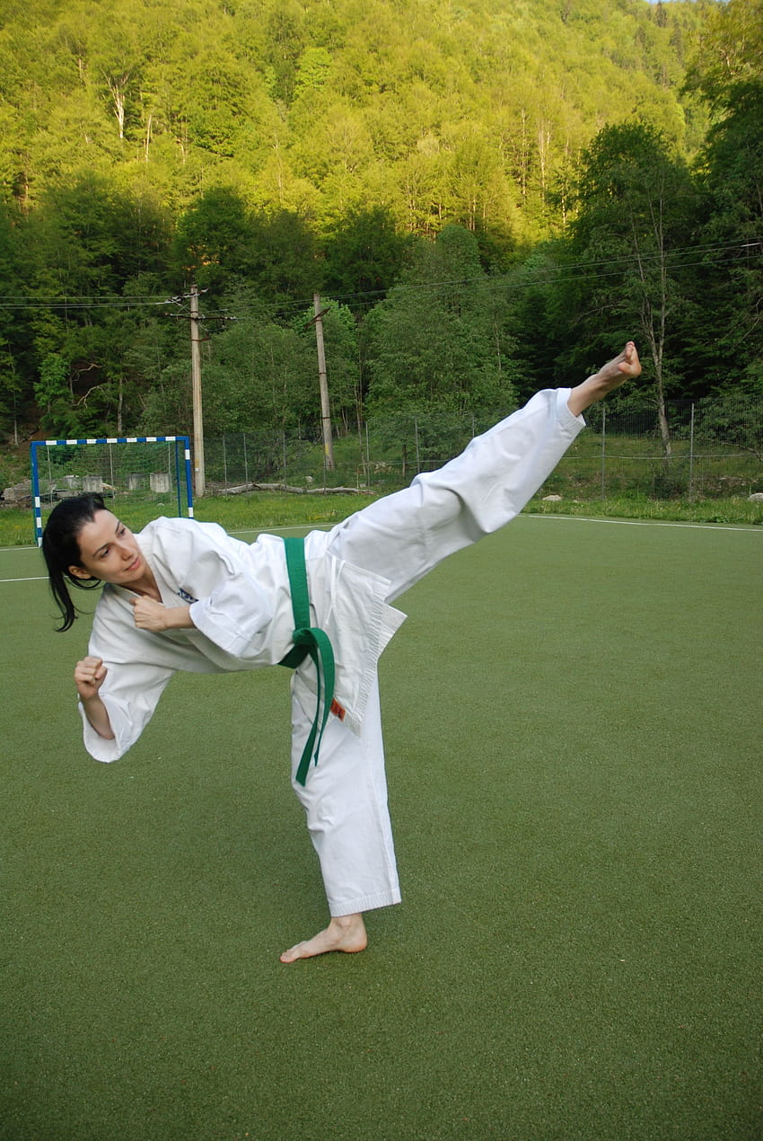 High Kick, karate kick HD phone wallpaper
