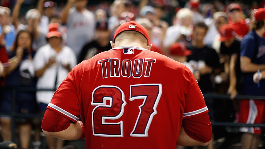 Playing the numbers, mike trout computer HD wallpaper