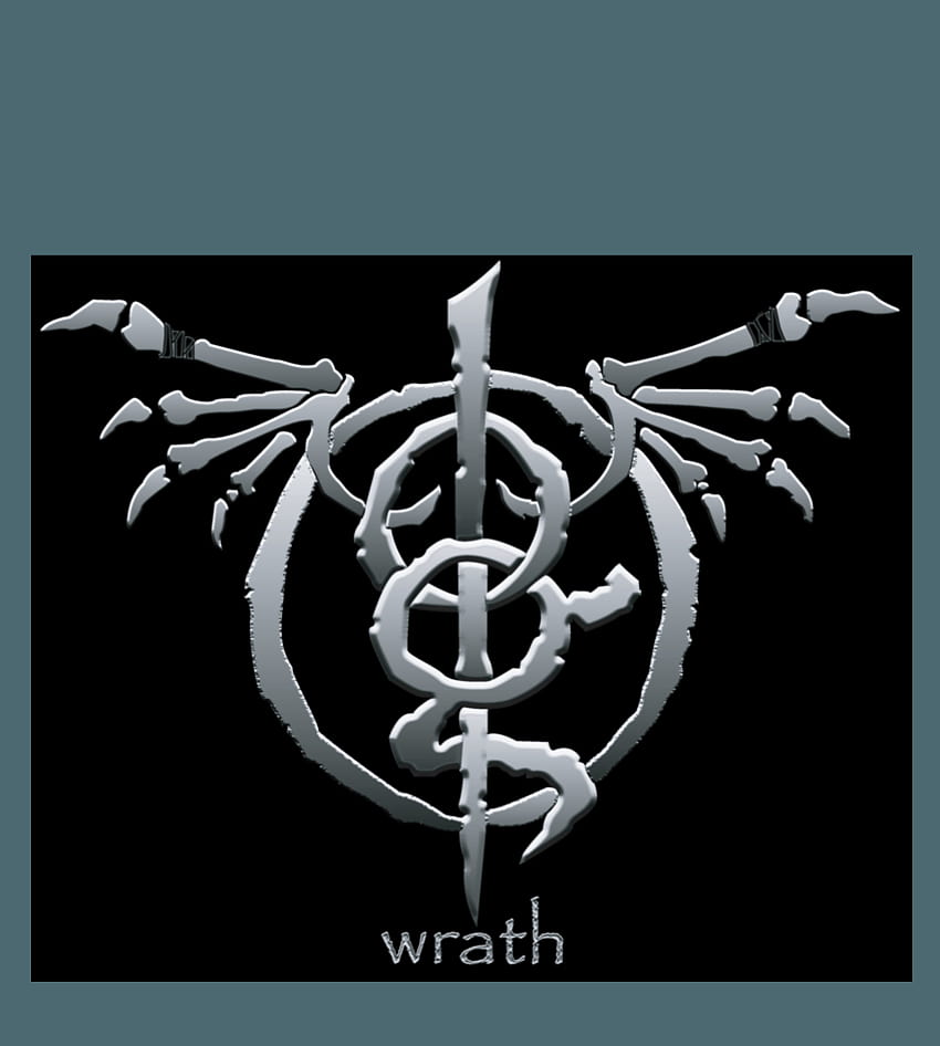 Лого на Wrath by deathmetaldemon, lamb of god HD тапет за телефон