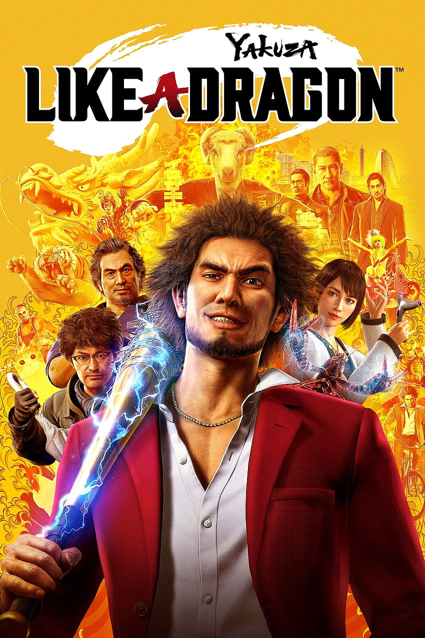 Yakuza: Like a Dragon PS4 & PS5, yakuza like a dragon HD тапет за телефон