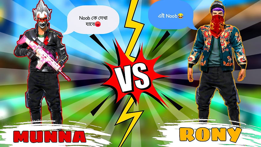 Munna vs rony Custom challenge thumbnail in 2021 HD wallpaper