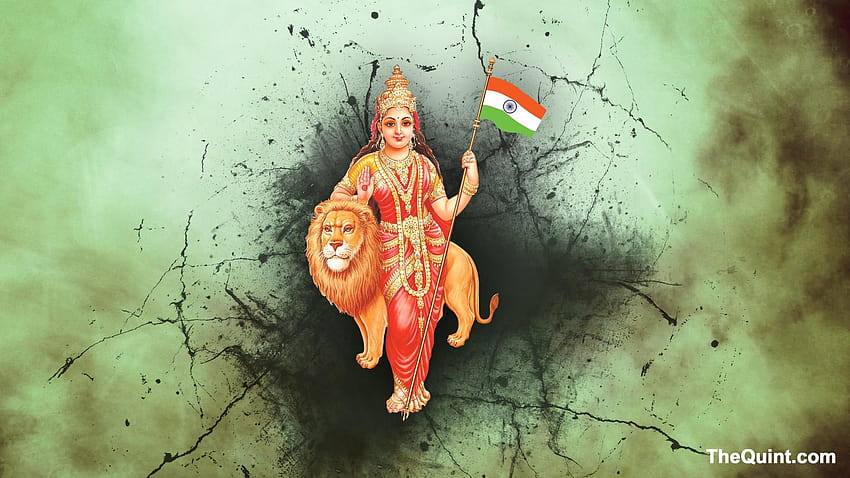 Bharat Mata Flag HD wallpaper